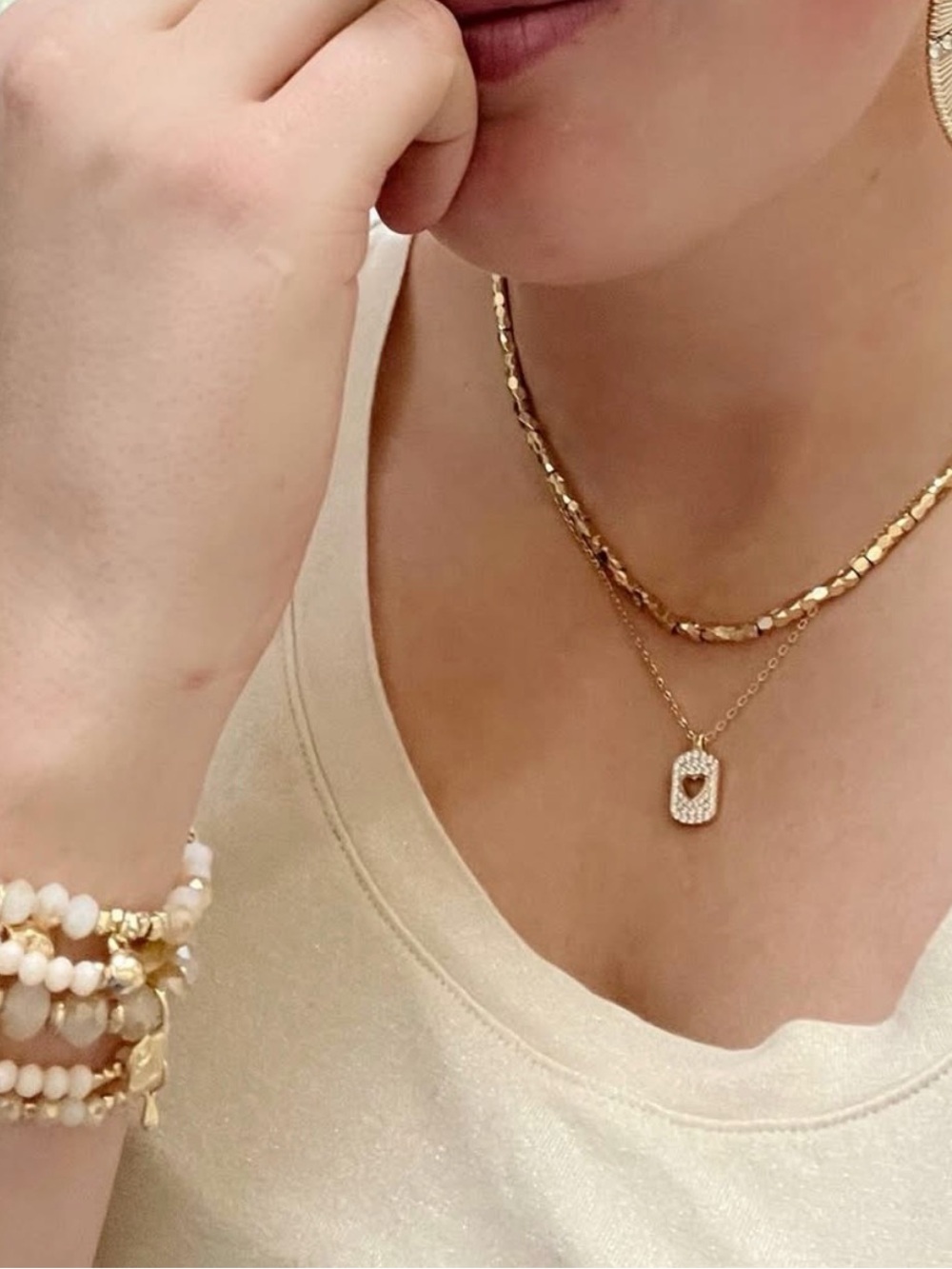 Park Lane “Princess” Heart Pendant Gold Necklace